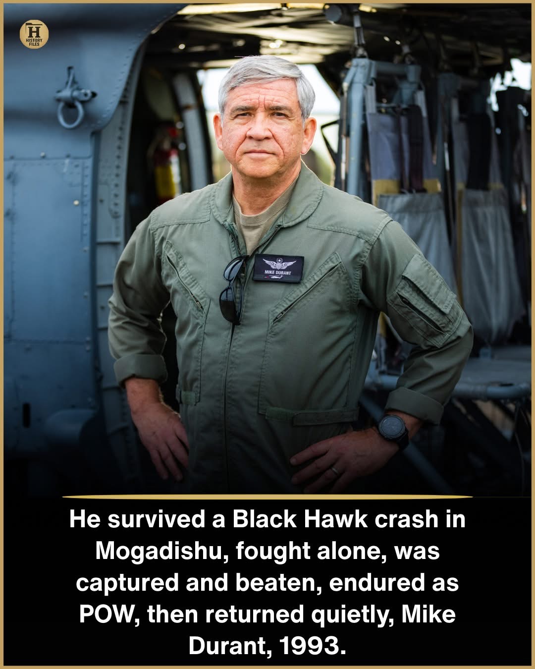 Silhouette of a helicopter pilot